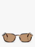 Persol Phantos unisex sunglasses black/brown 54mm, UK version