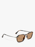 Persol Phantos unisex sunglasses black/brown 54mm, UK version