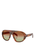 Prada PR C05S Women's Irregular Sunglasses