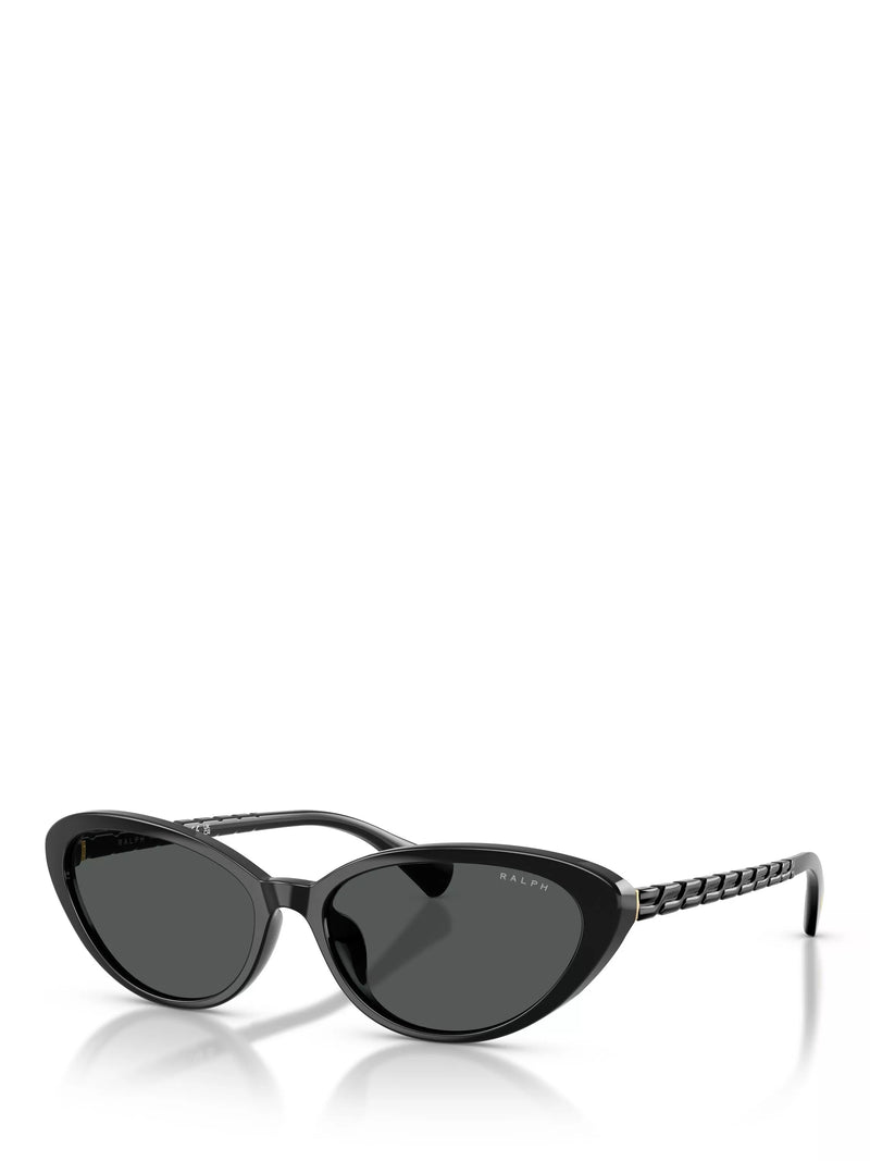 Ralph Lauren butterfly sunglasses shiny black polyamide lens (British brand)