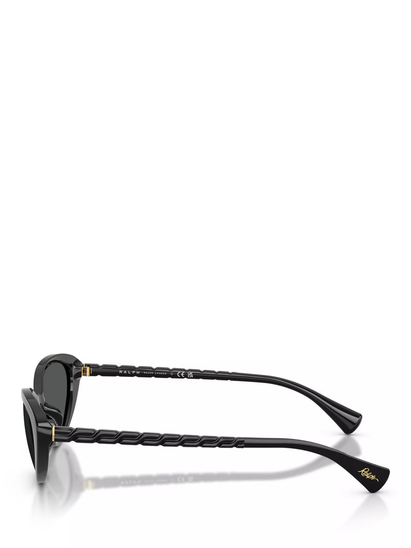 Ralph Lauren butterfly sunglasses shiny black polyamide lens (British brand)