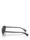 Ralph Lauren butterfly sunglasses shiny black polyamide lens (British brand)