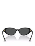 Ralph Lauren butterfly sunglasses shiny black polyamide lens (British brand)