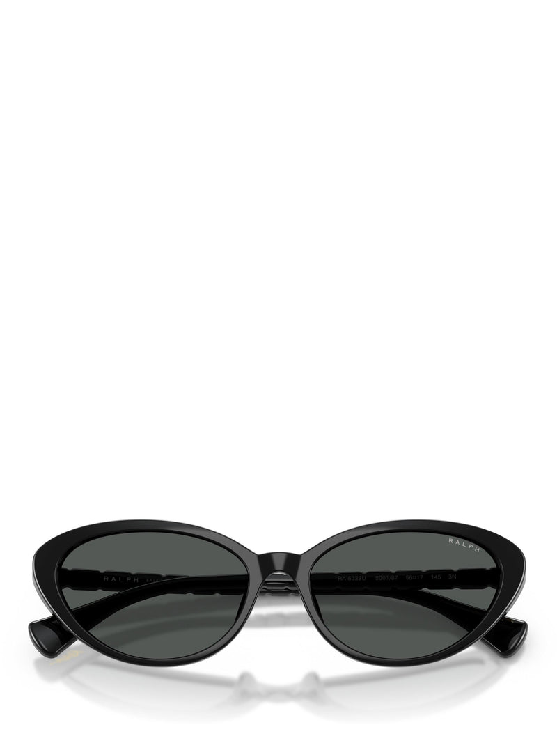 Ralph Lauren butterfly sunglasses shiny black polyamide lens (British brand)