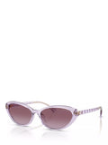 Ralph Lauren butterfly sunglasses transparent violet gradient, UK version