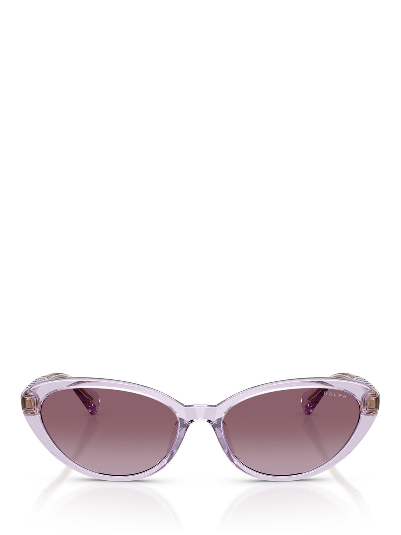Ralph Lauren butterfly sunglasses transparent violet gradient, UK version