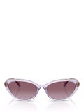 Ralph Lauren butterfly sunglasses transparent violet gradient, UK version