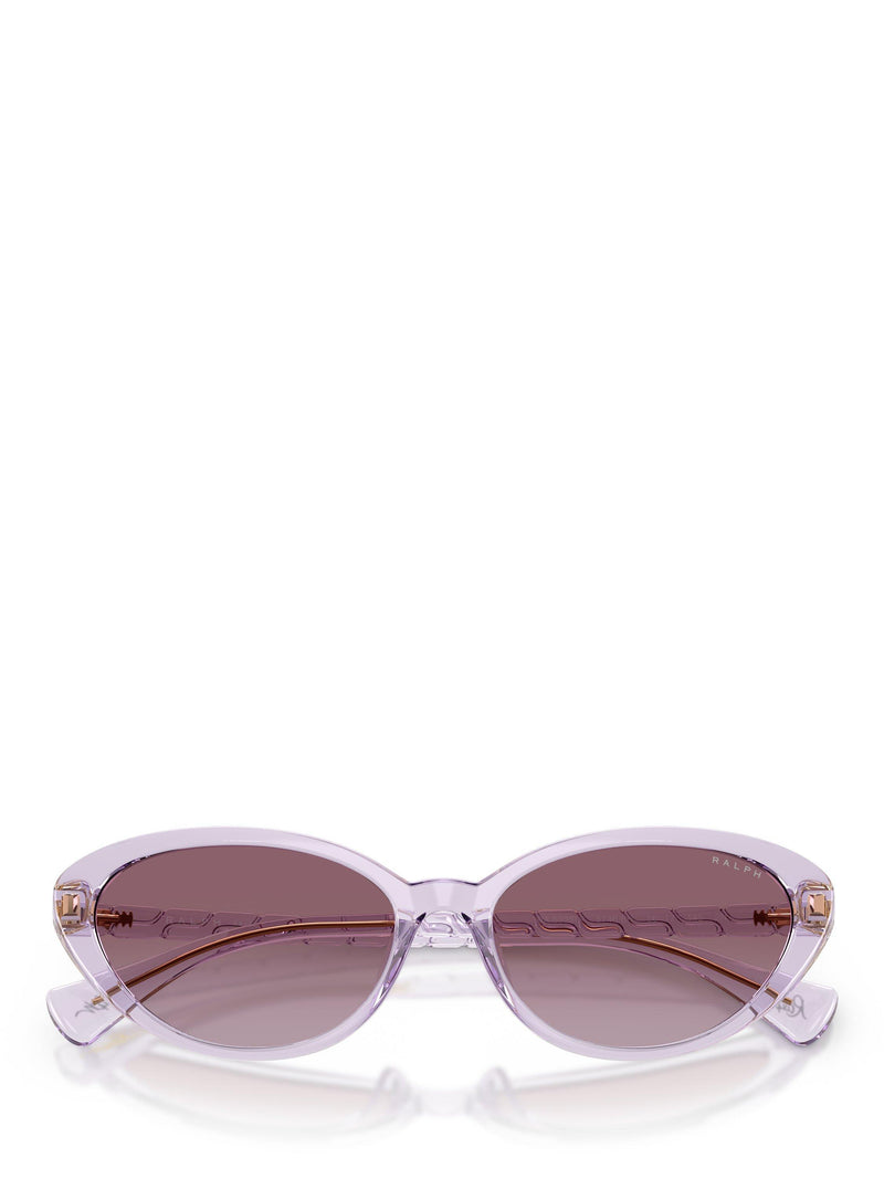 Ralph Lauren butterfly sunglasses transparent violet gradient, UK version