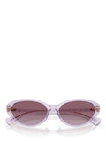 Ralph Lauren butterfly sunglasses transparent violet gradient, UK version