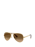 Ray-Ban aviator polarised sunglasses gold frame - British product