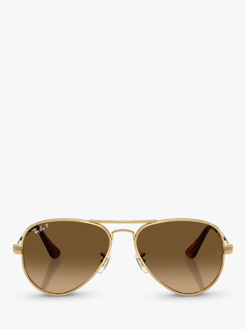 Ray-Ban aviator polarised sunglasses gold frame - British product