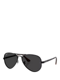 Ray-Ban aviator sunglasses polarised black 58mm (British brand)