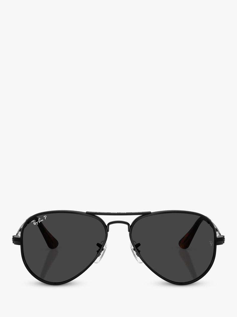 Ray-Ban aviator sunglasses polarised black 58mm (British brand)