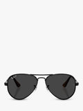 Ray-Ban aviator sunglasses polarised black 58mm (British brand)