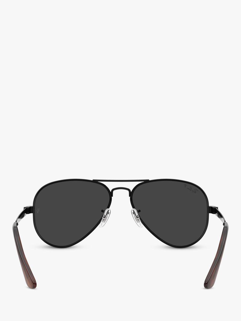 Ray-Ban aviator sunglasses polarised black 58mm (British brand)