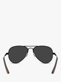 Ray-Ban aviator sunglasses polarised black 58mm (British brand)