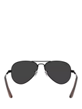 Ray-Ban aviator sunglasses polarised black 58mm (British brand)