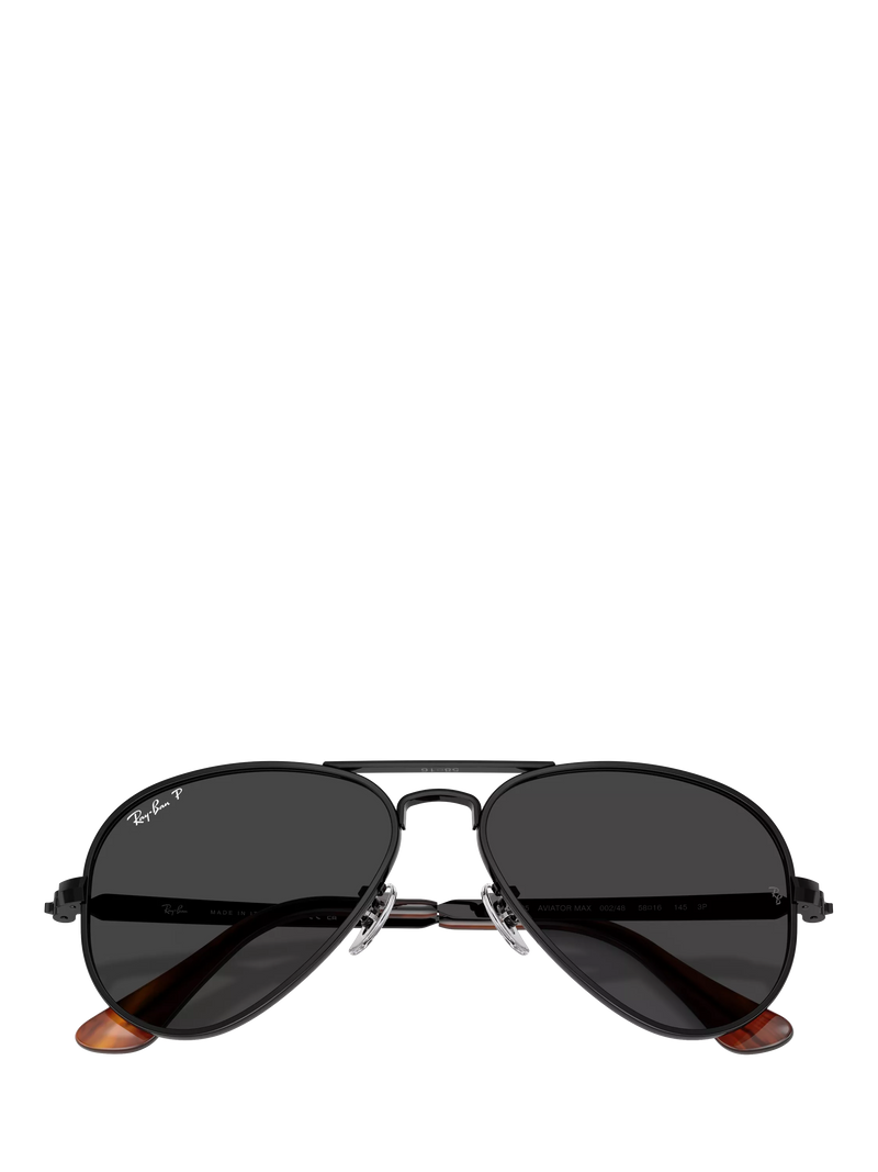 Ray-Ban aviator sunglasses polarised black 58mm (British brand)