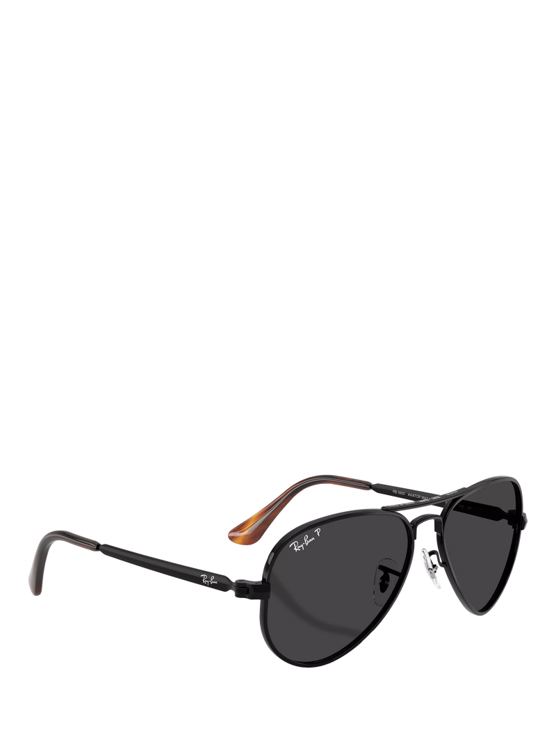 Ray-Ban aviator sunglasses polarised black 58mm (British brand)