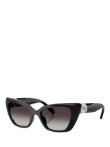 John Lewis Swarovski SK6047 Women's Cat Eye Sunglasses Black Gradient- Buy online at McGrocer
