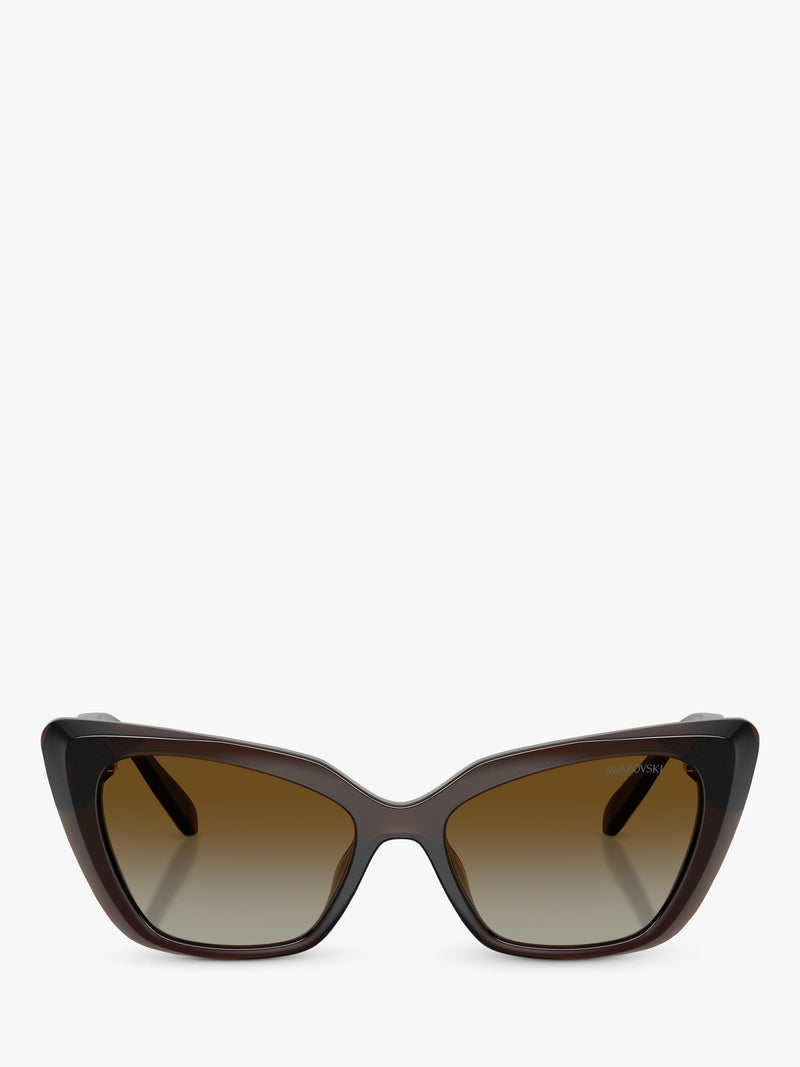 Swarovski cat eye sunglasses transparent brown, imported from the UK