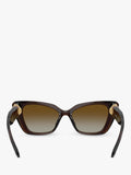 Swarovski cat eye sunglasses transparent brown, imported from the UK