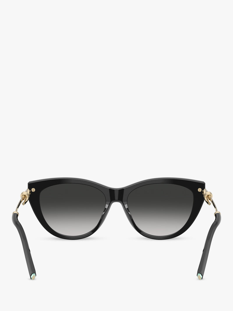 Tiffany & Co cat's eye sunglasses black gradient lenses - British product