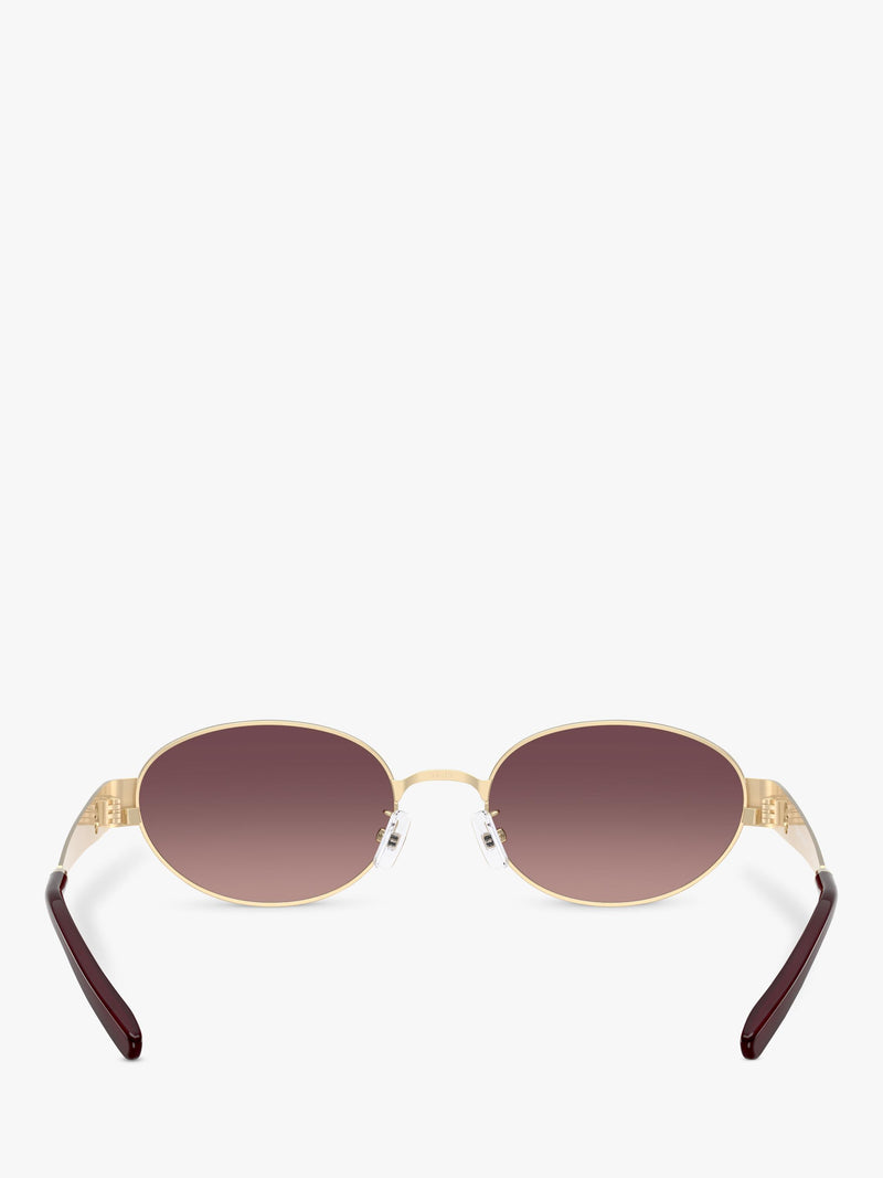 Tory Burch oval sunglasses light gold pink (British brand)