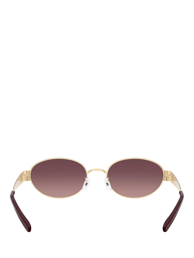 Tory Burch oval sunglasses light gold pink (British brand)
