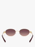 Tory Burch oval sunglasses light gold pink (British brand)
