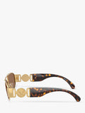 Versace irregular sunglasses gold brown, imported from the UK