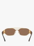 Versace irregular sunglasses gold brown, imported from the UK