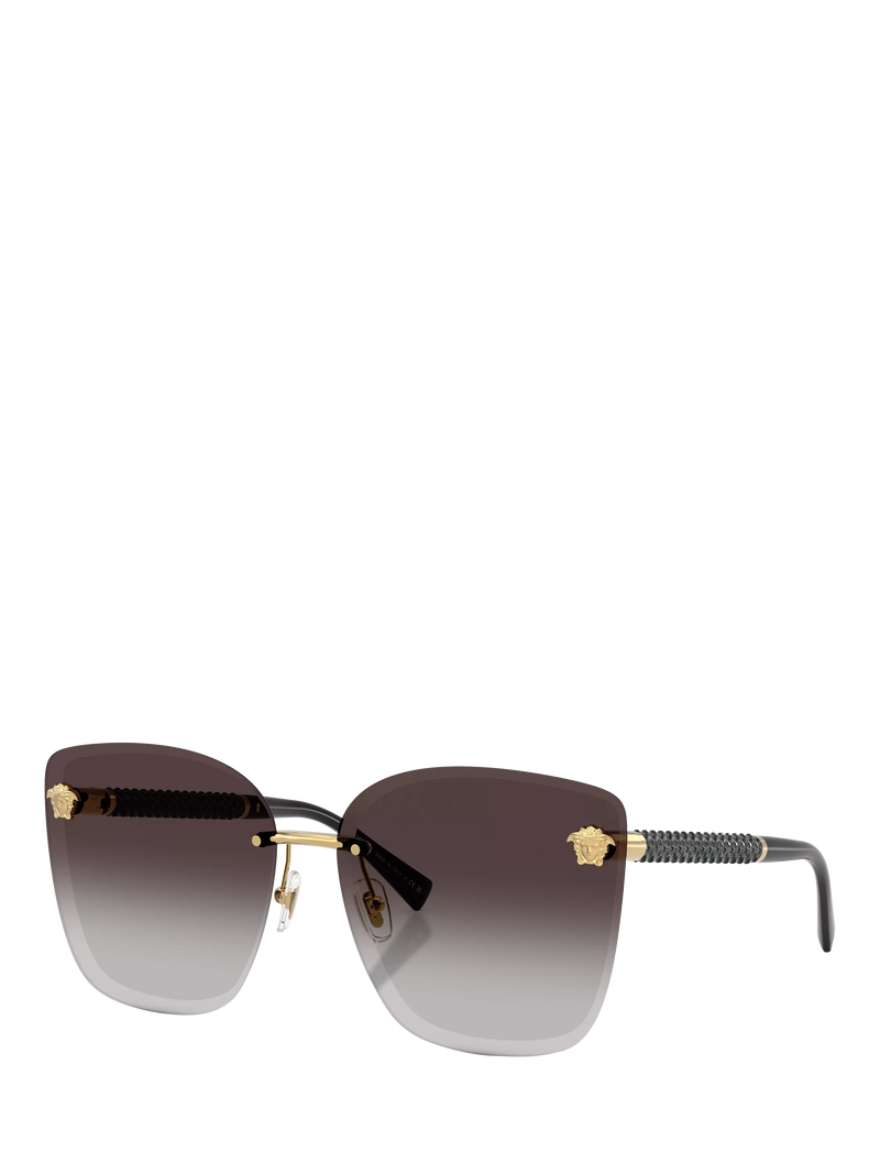 Versace cat's eye sunglasses gold/grey gradient (British brand)