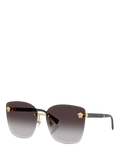 Versace cat's eye sunglasses gold/grey gradient (British brand)