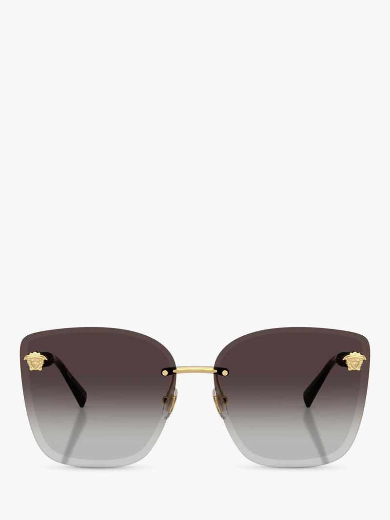 Versace cat's eye sunglasses gold/grey gradient (British brand)