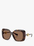 Versace square sunglasses black frame 57mm lens - British product