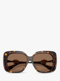 Versace square sunglasses black frame 57mm lens - British product