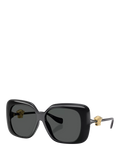Versace square sunglasses black frame 57mm lens - British product