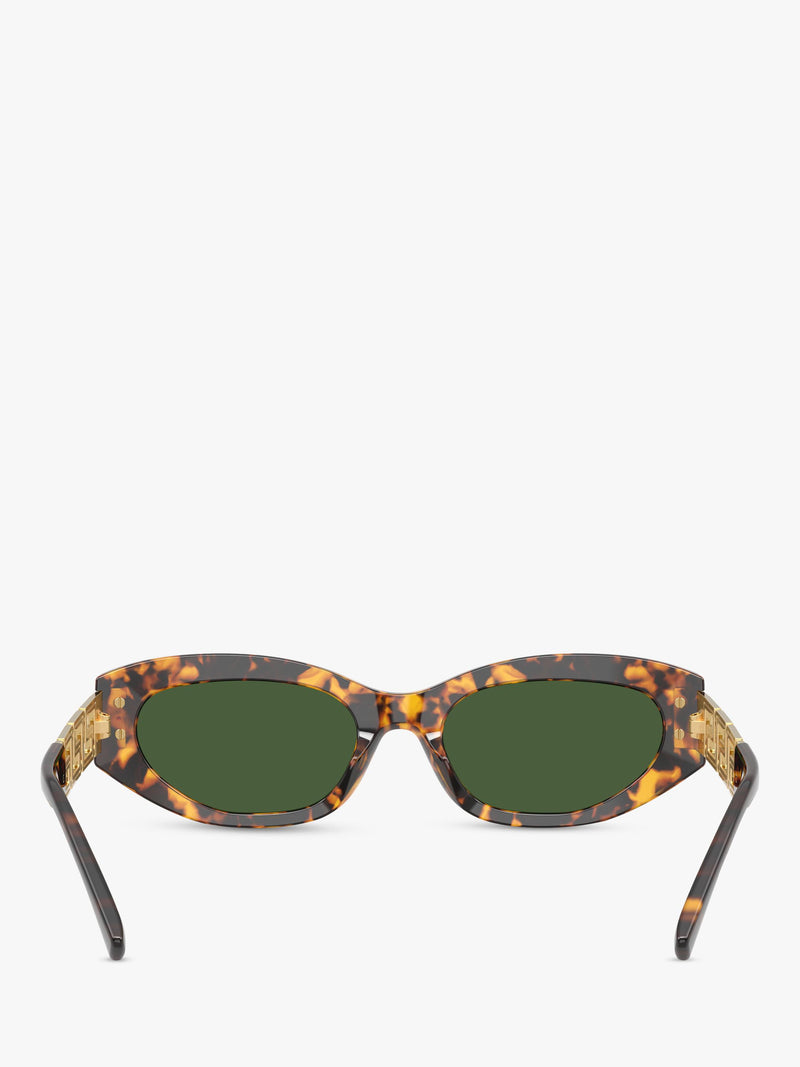 Versace cat eye sunglasses brown tortoise green, UK version