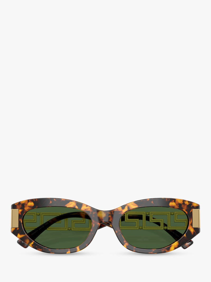 Versace cat eye sunglasses brown tortoise green, UK version