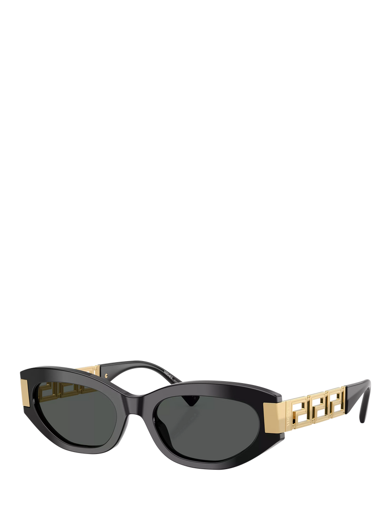 Versace cat's eye sunglasses black frame grey lenses 54mm, UK version