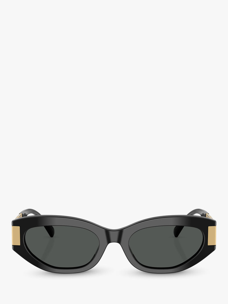 Versace cat's eye sunglasses black frame grey lenses 54mm, UK version