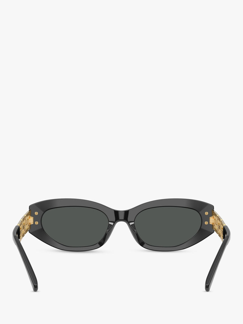 Versace cat's eye sunglasses black frame grey lenses 54mm, UK version