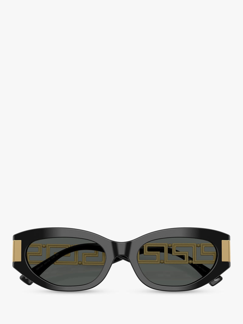 Versace cat's eye sunglasses black frame grey lenses 54mm, UK version