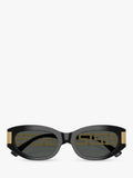 Versace cat's eye sunglasses black frame grey lenses 54mm, UK version