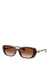 John Lewis Versace Women's Pillow Sunglasses, Brown- Buy online at McGrocer