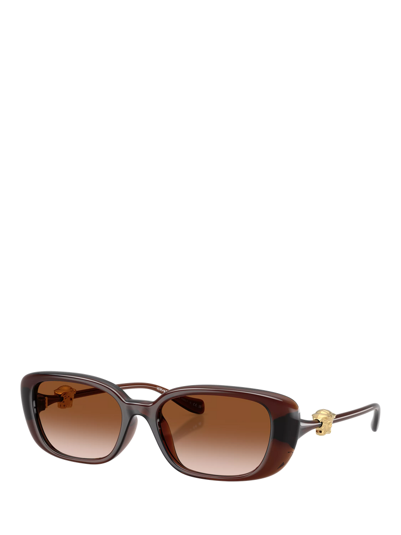 Versace women's pillow sunglasses brown gradient lenses, UK version