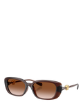 Versace women's pillow sunglasses brown gradient lenses, UK version