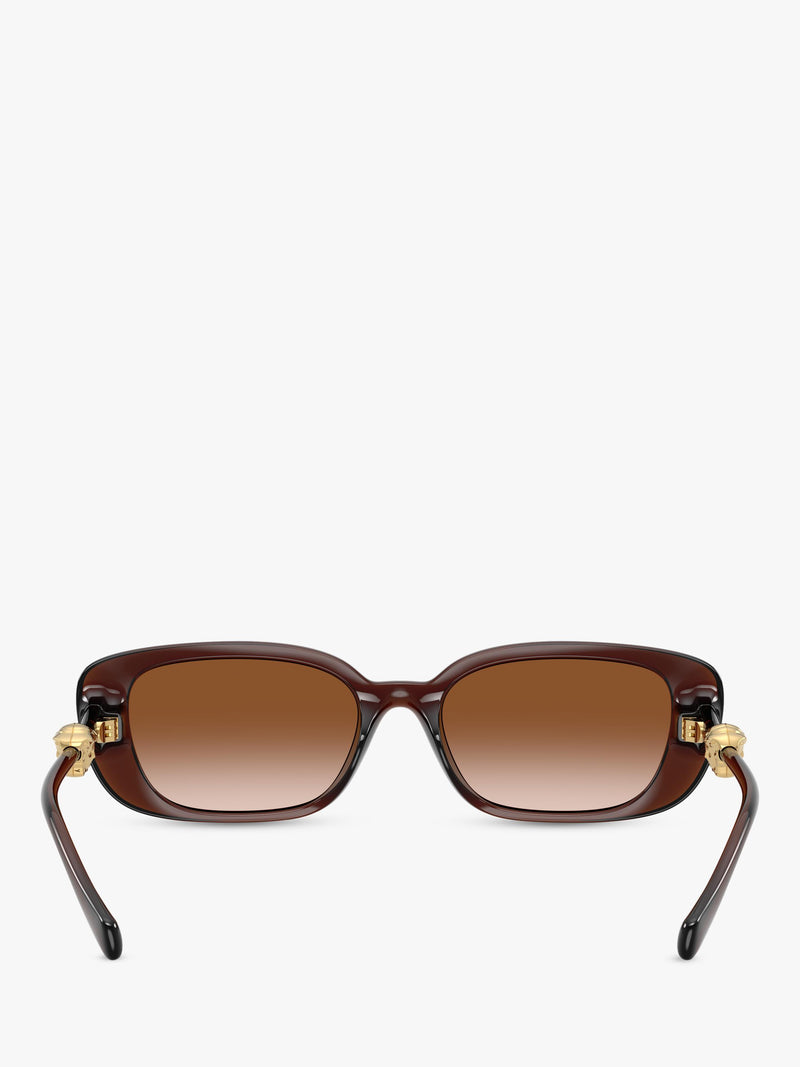 Versace women's pillow sunglasses brown gradient lenses, UK version