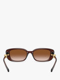 Versace women's pillow sunglasses brown gradient lenses, UK version